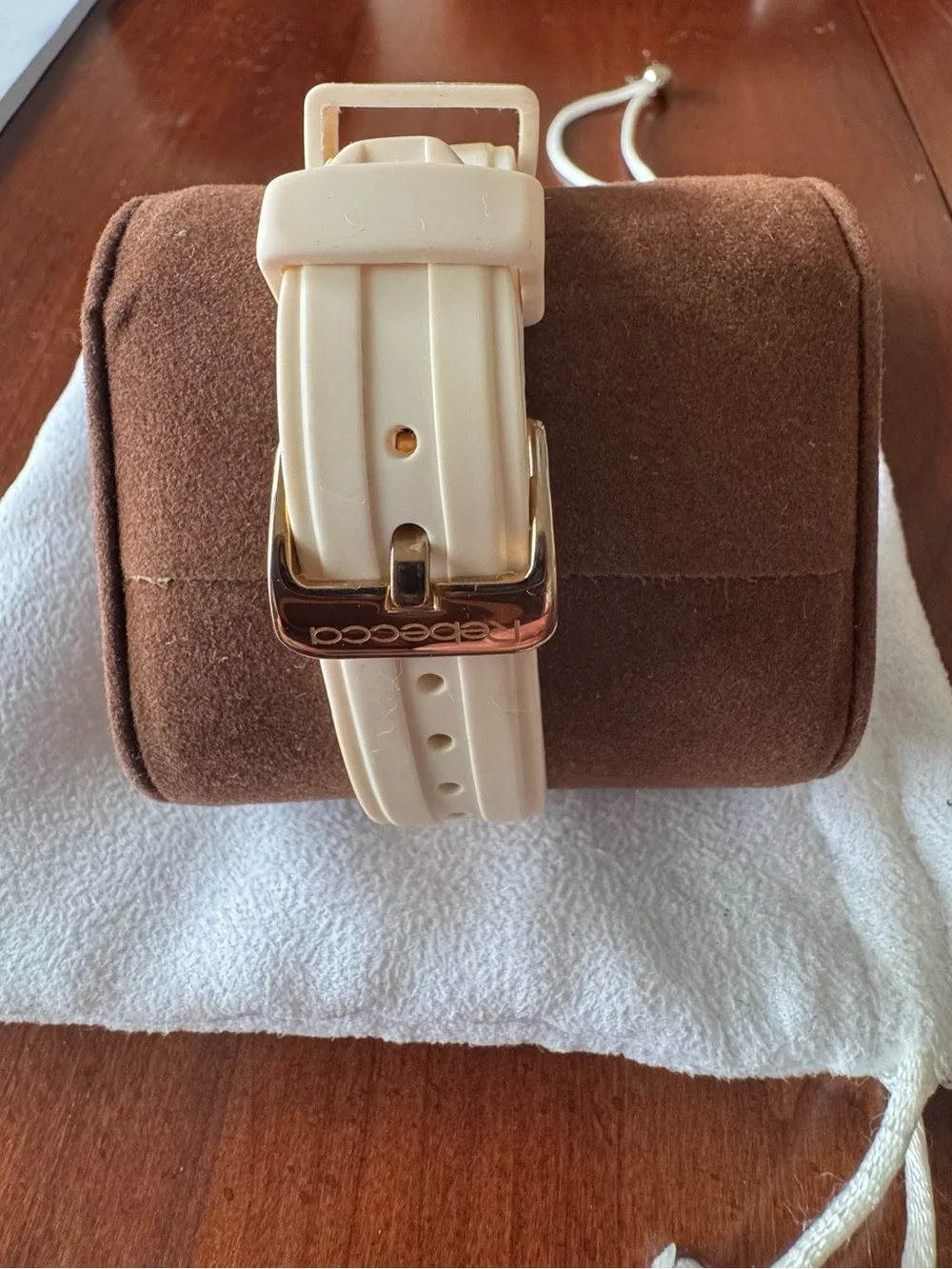 REBECCA Rosecco Rose Gold Tone Crystal Watch